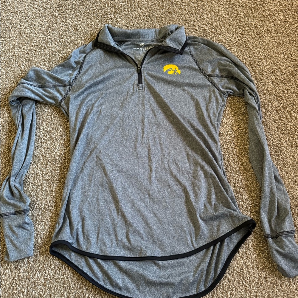 Grey Hawkeye half zip